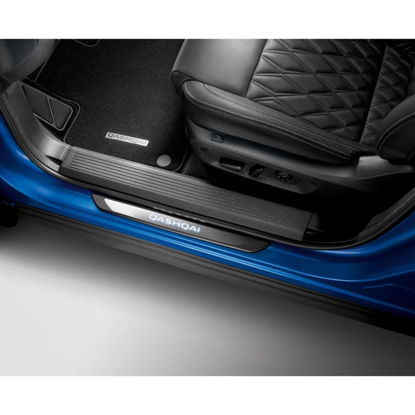 4 Pièces Plaques De Seuil De Porte En Acier Inoxydable Pour Nissan Qashqai J10 J11 J12 2016-2022 - Protection Anti-Rayures Argent