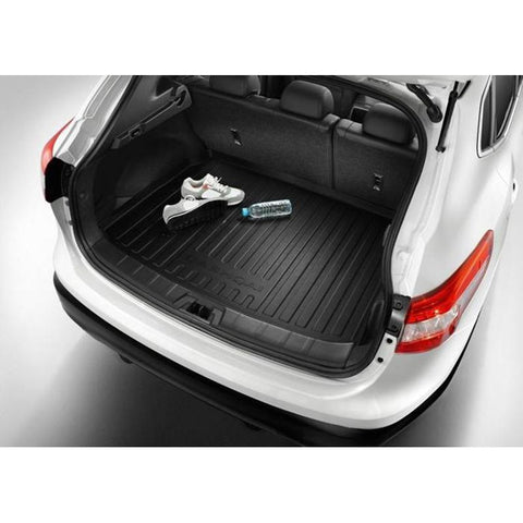 OPPL Basic Pure Boot Liner For Nissan Qashqai 2 J11 2014+ – Deep Floor, Black Plastic