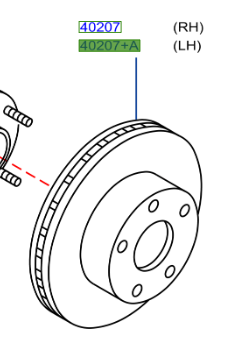 Genuine Nissan 370z Front Brake Discs