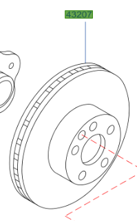 Genuine Nissan 370z Rear Brake Discs