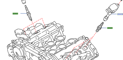 Genuine Nissan GT-R Spark Plug Set