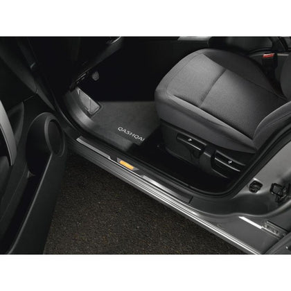 Nissan Front Door Entry Guards, Illuminated -Qashqai (J10E)