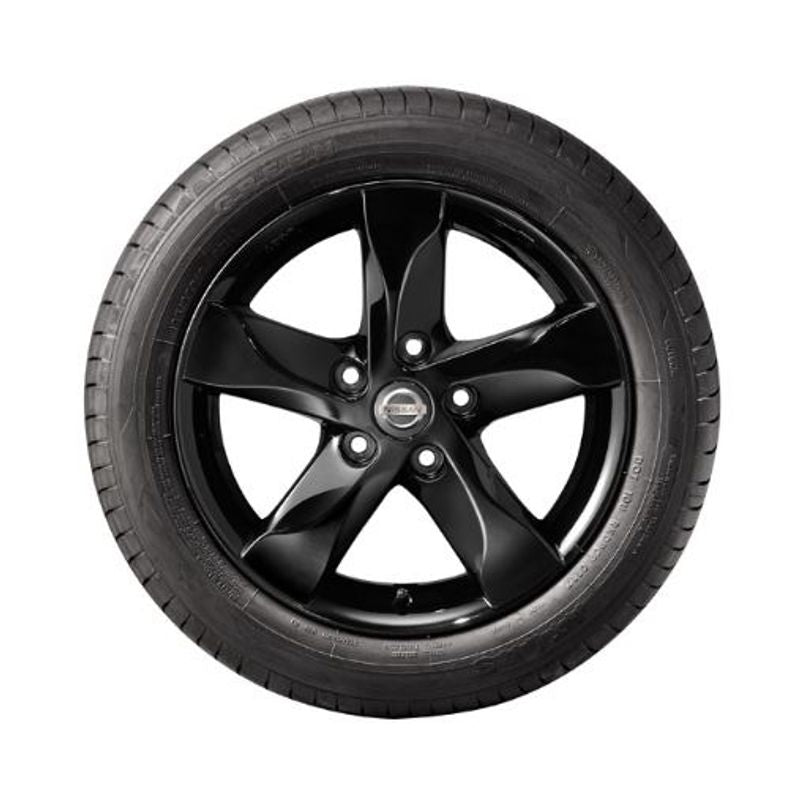 Nissan Black Electron Alloy Wheel, 16"