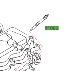 Genuine Nissan Navara Glow Plug Set