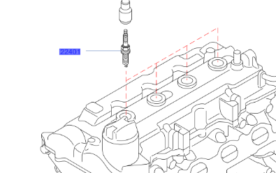 Genuine Nissan Qashqai Spark Plug Set