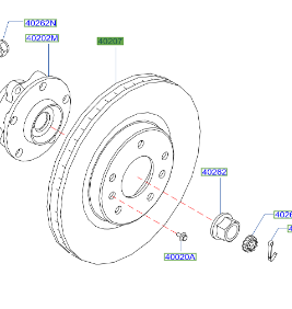 Genuine Nissan Qashqai Front Disc Set