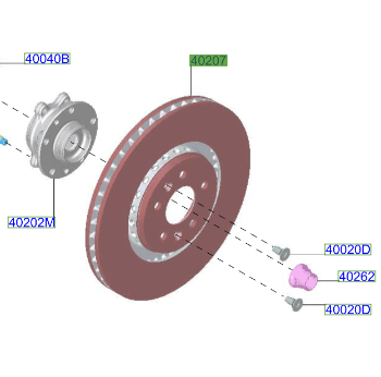 Genuine Nissan Qashqai Front Disc Set