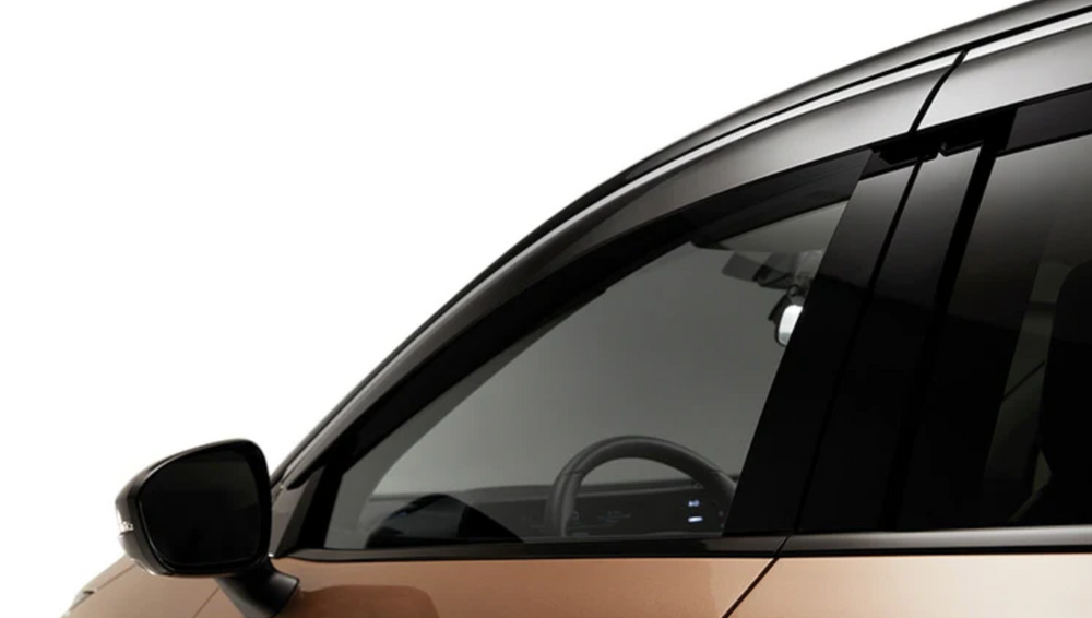 Nissan Matte Chrome Side Window Deflectors - Ariya