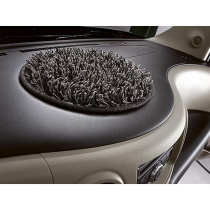 Nissan Cube (Z12) Dashboard Mat, Fluffy Brown/Dark Grey